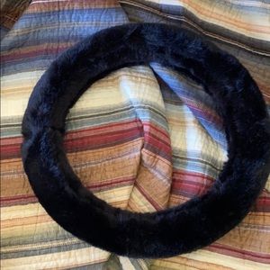 Fluffy steering wheel cover